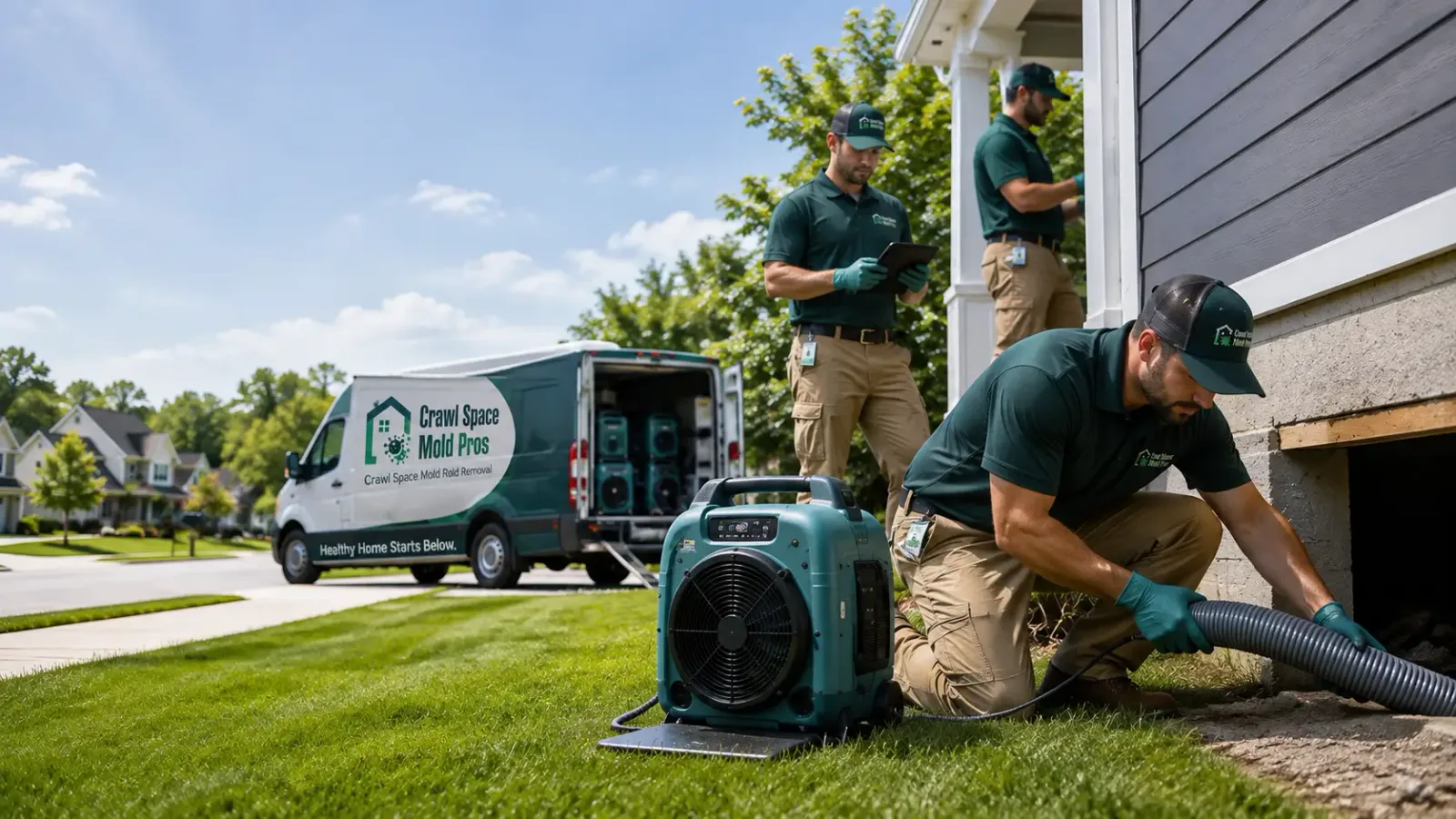 Crawl Space Mold Removal in Peotone, IL